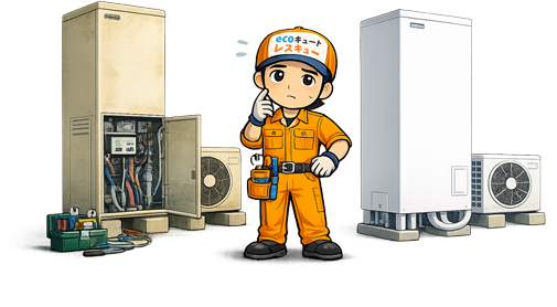 今すぐエコキュートを交換する？それとも修理する？