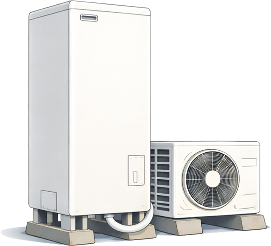 エコキュート本体のイメージ