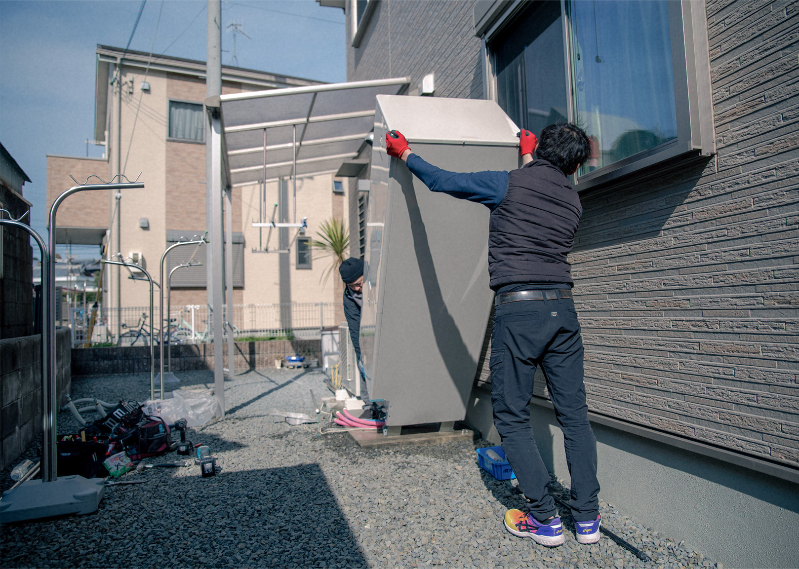 エコキュート交換の様子