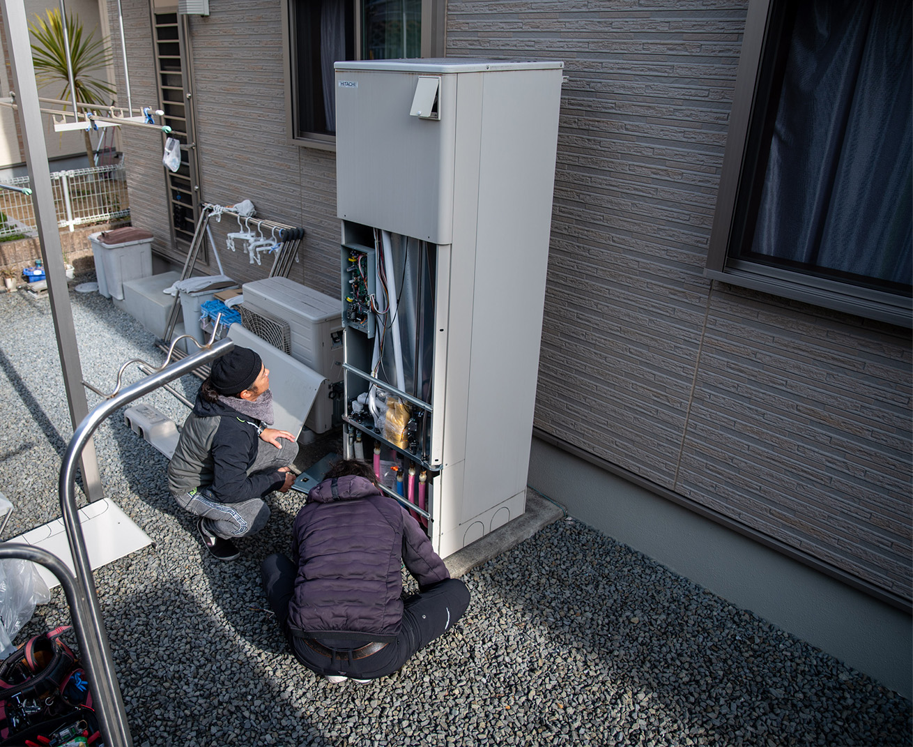 現地確認の様子