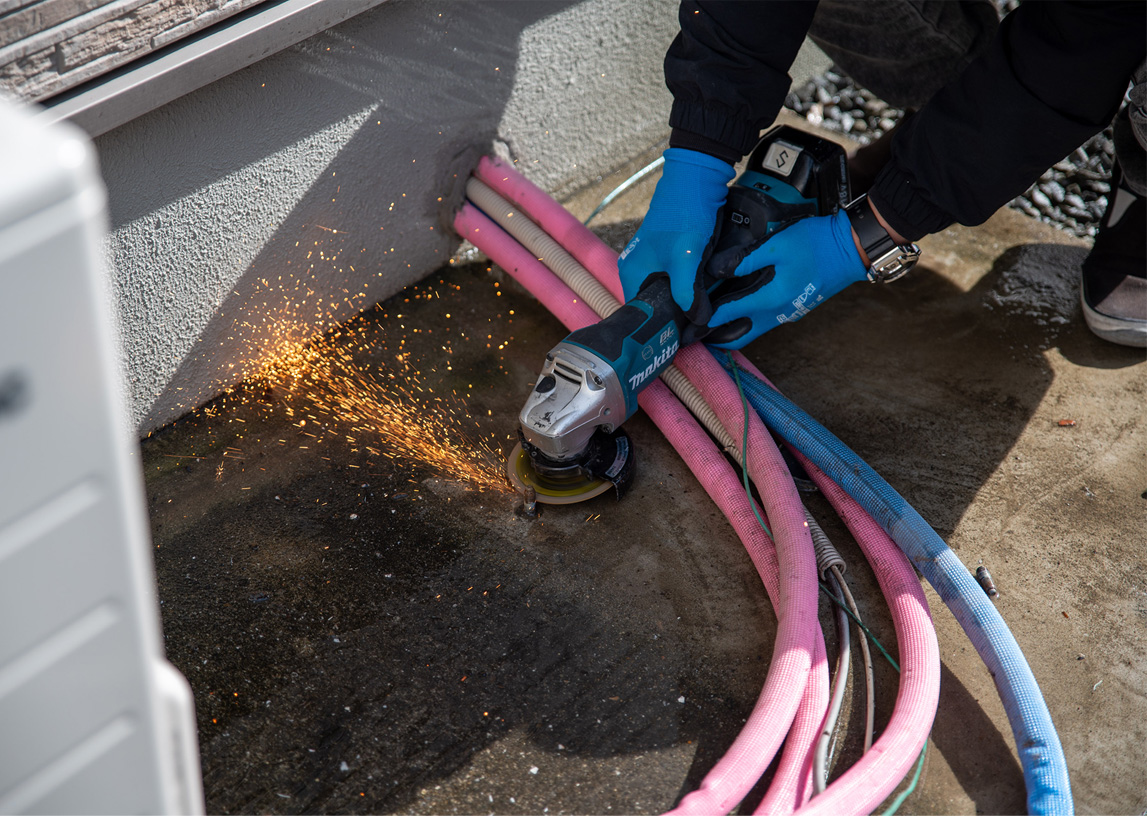 現場対応の様子