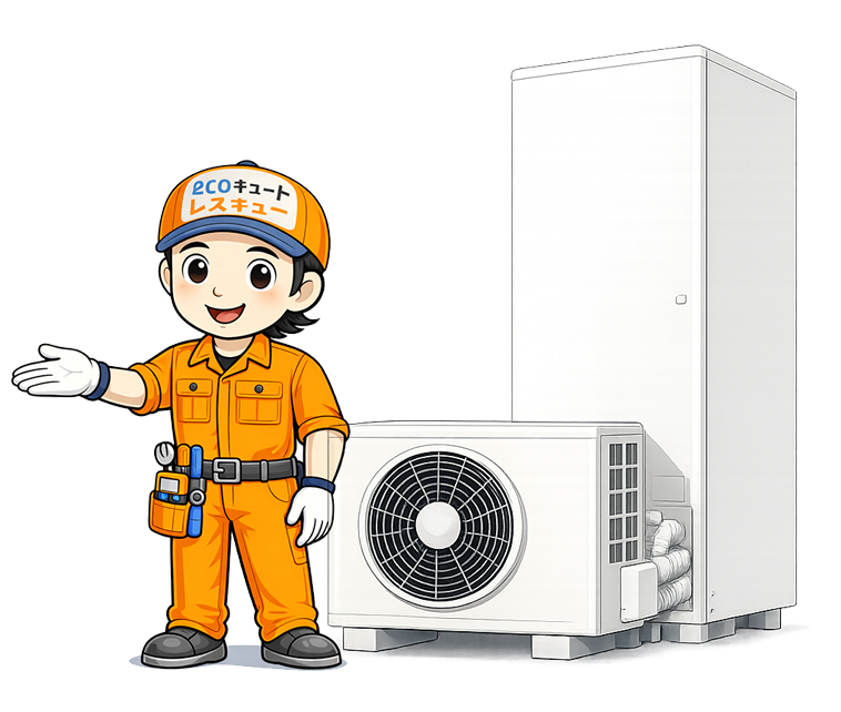 エコキュートとキャラクターのご相談イメージ